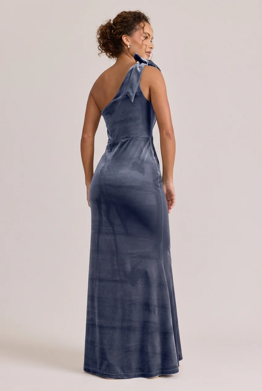 Rowan Velvet Dress | Made To Order - Image 43
