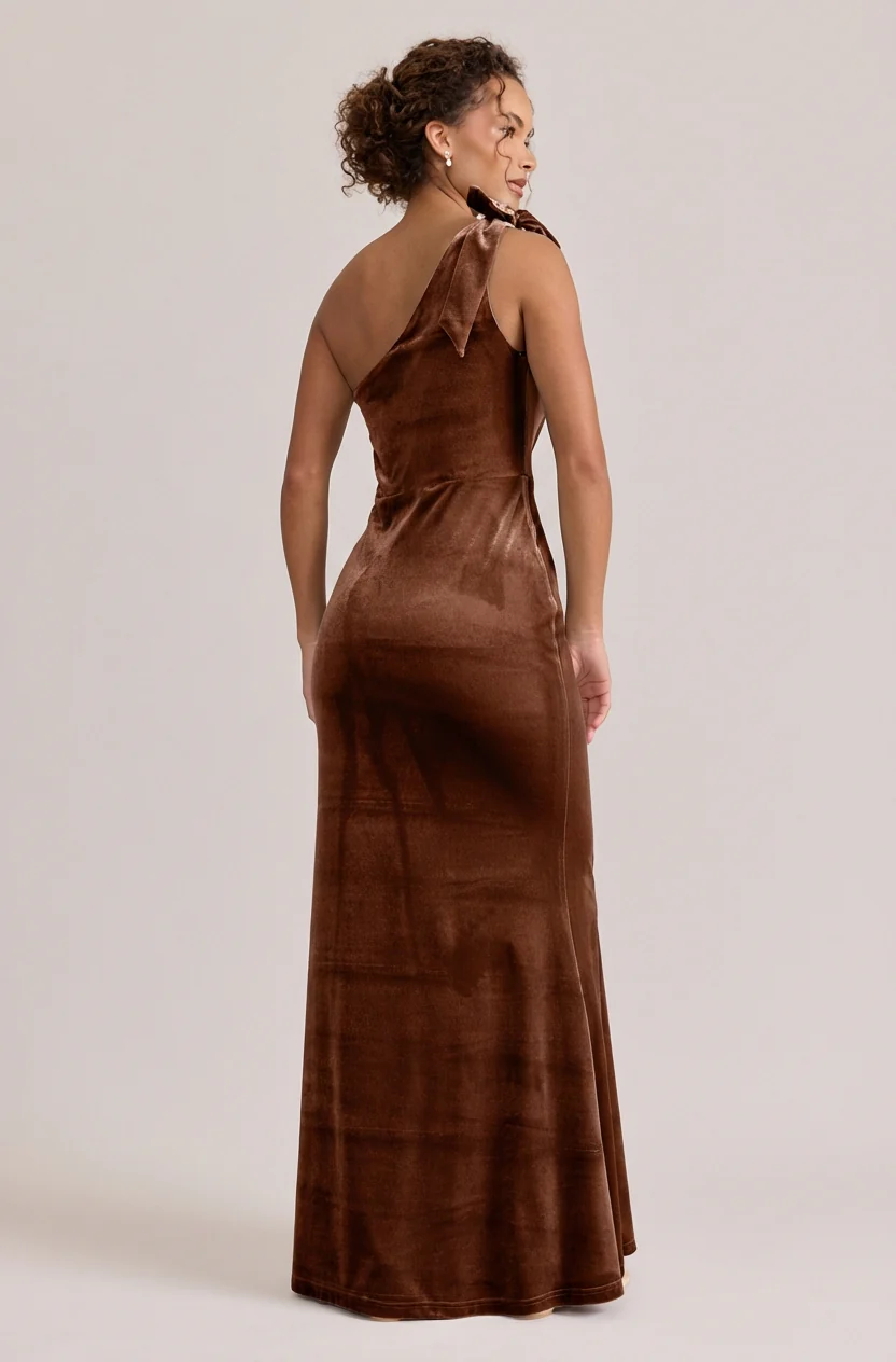 Rowan Velvet Dress | Made To Order - Image 45