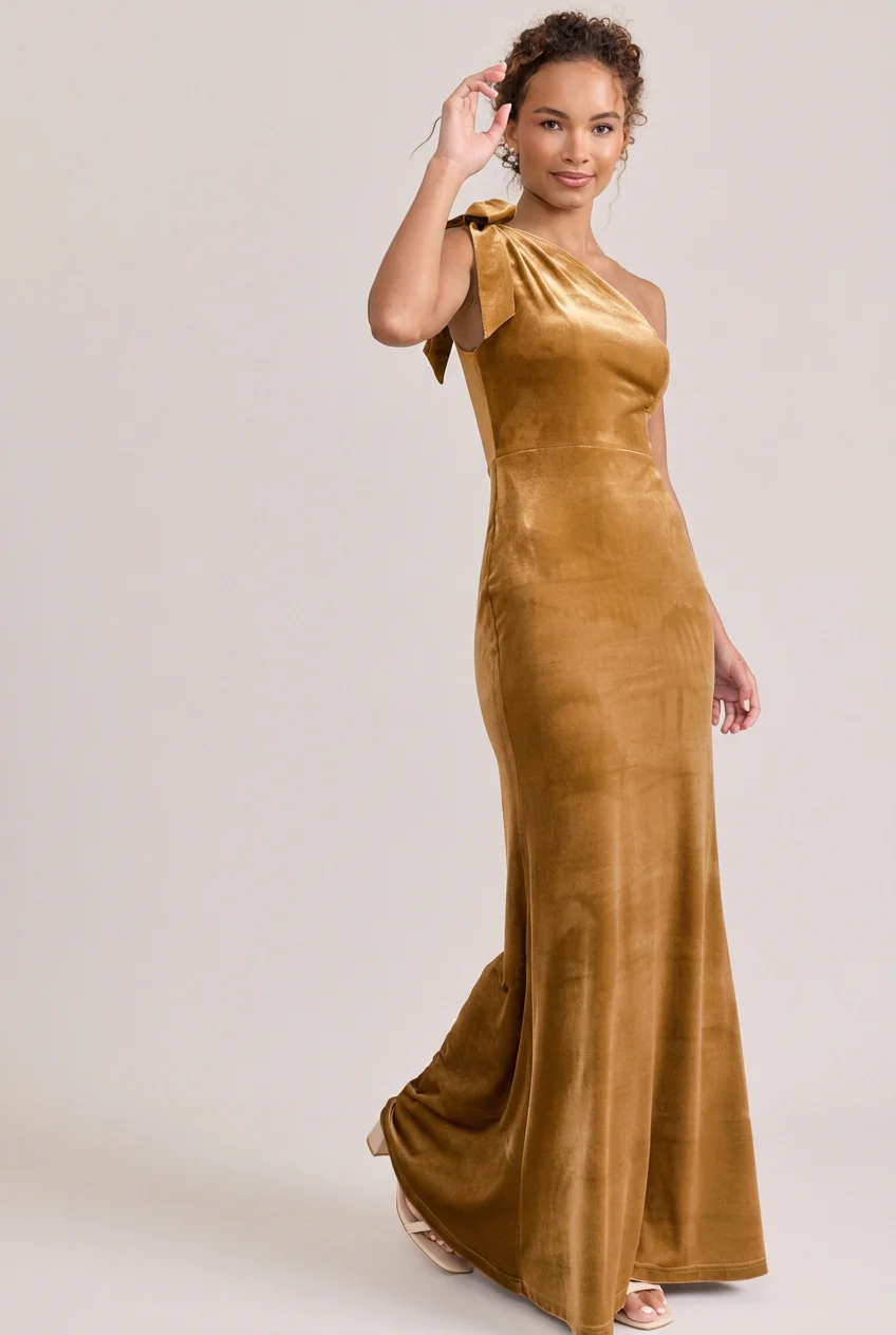 Rowan Velvet Dress | Made To Order - Image 48
