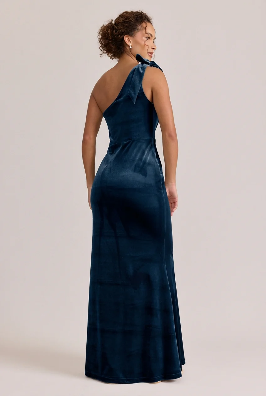 Rowan Velvet Dress | Made To Order - Image 49
