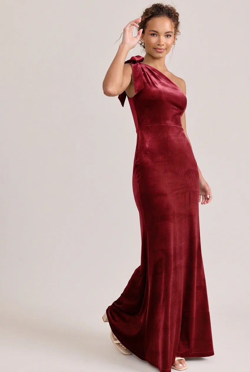 Rowan Velvet Dress | Made To Order - Image 56