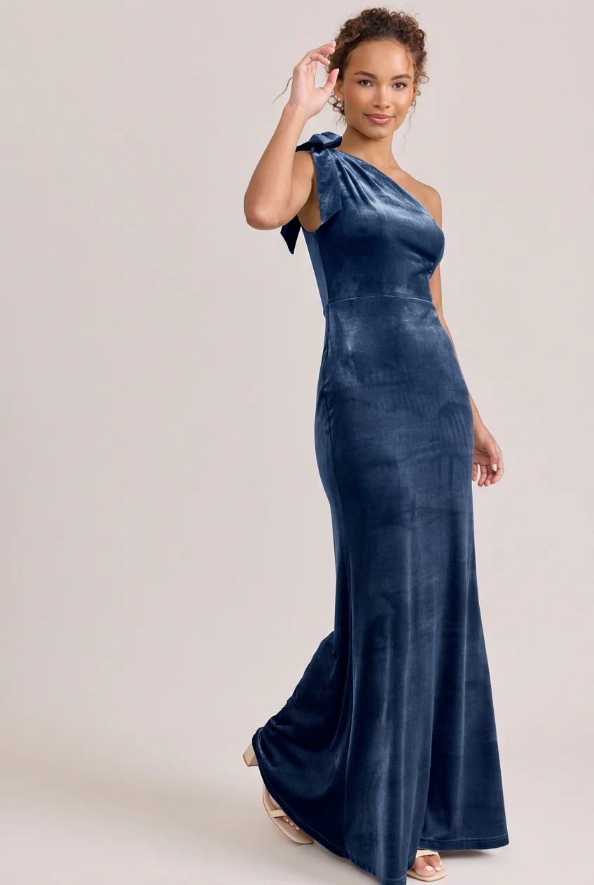 Rowan Velvet Dress | Made To Order - Image 60