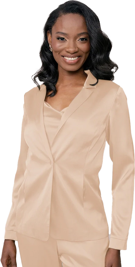 Ruby Satin Jacket | Made To Order - Image 30