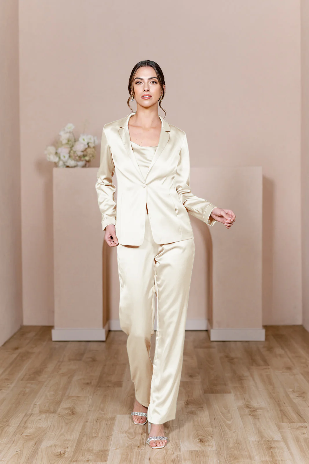 Ruby Satin Pants | Made To Order - Image 105