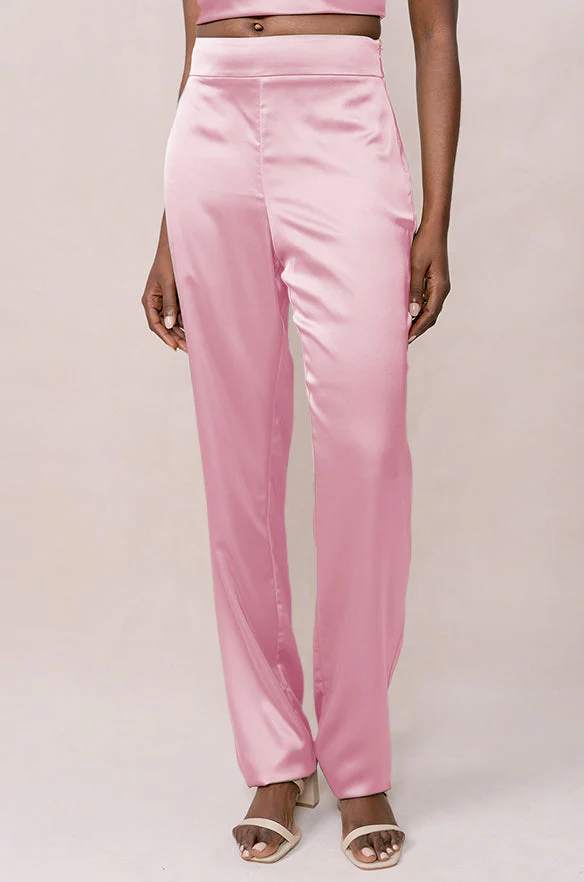 Ruby Satin Pants | Made To Order - Image 120