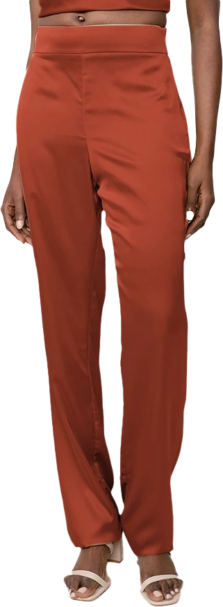 Ruby Satin Pants | Made To Order - Image 48