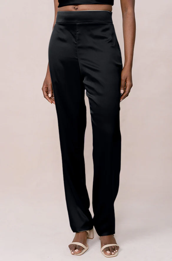 Ruby Satin Pants | Made To Order - Image 59
