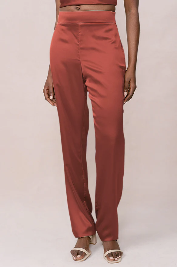 Ruby Satin Pants | Made To Order - Image 63
