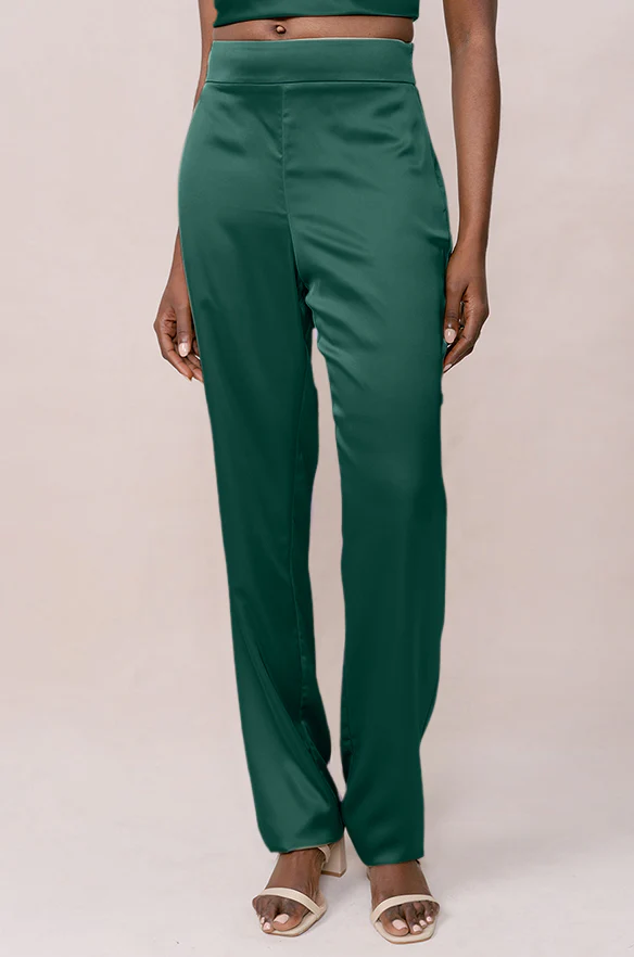 Ruby Satin Pants | Made To Order - Image 70