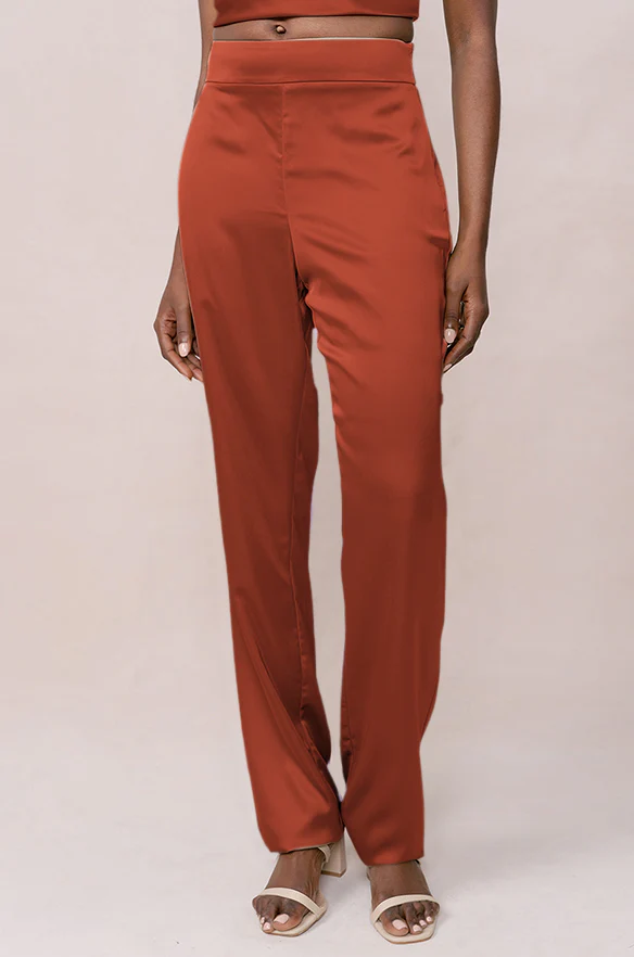 Ruby Satin Pants | Made To Order - Image 94