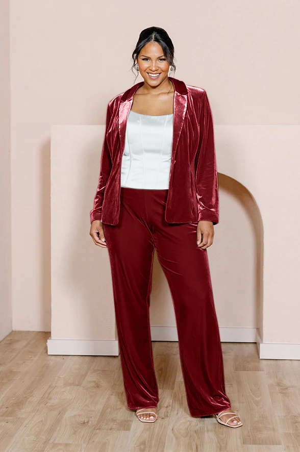 Ruby Velvet Pants | Made To Order - Image 18