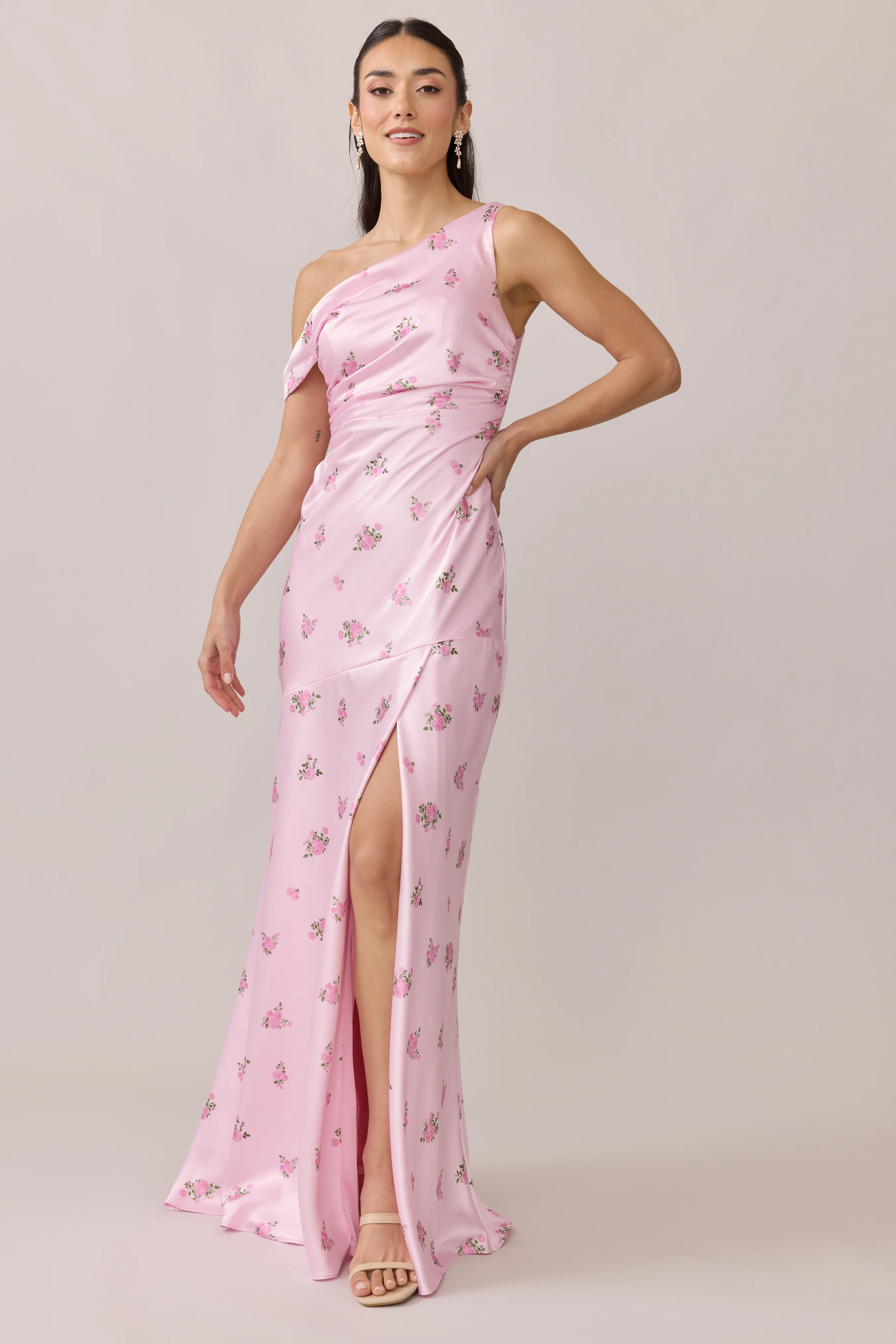 Satin Floral Print Mega Swatch | Ready To Ship - Image 12