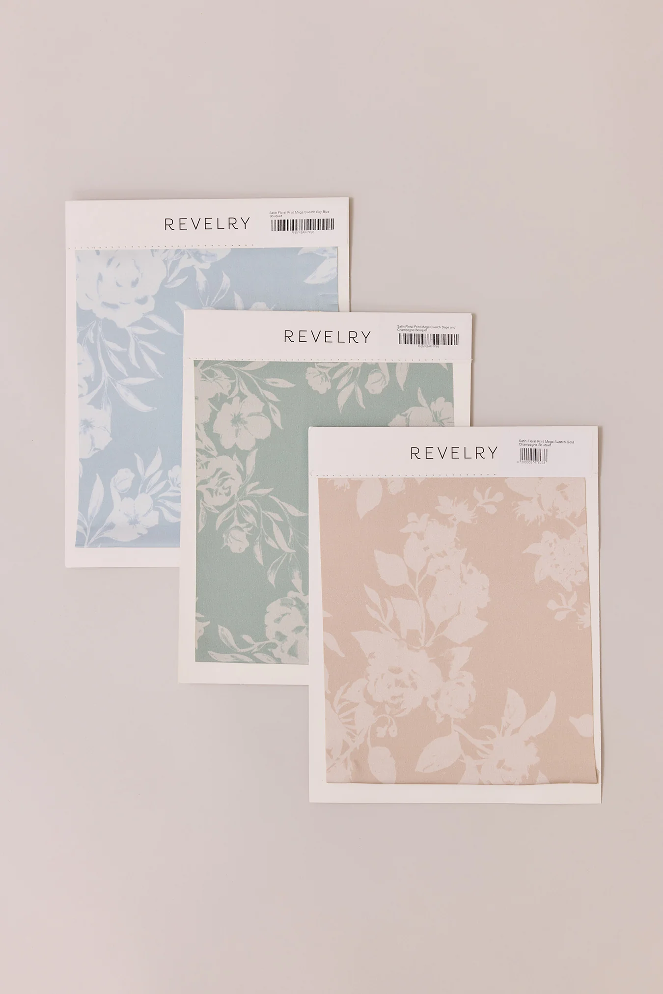 Satin Floral Print Mega Swatch | Ready To Ship - Image 2