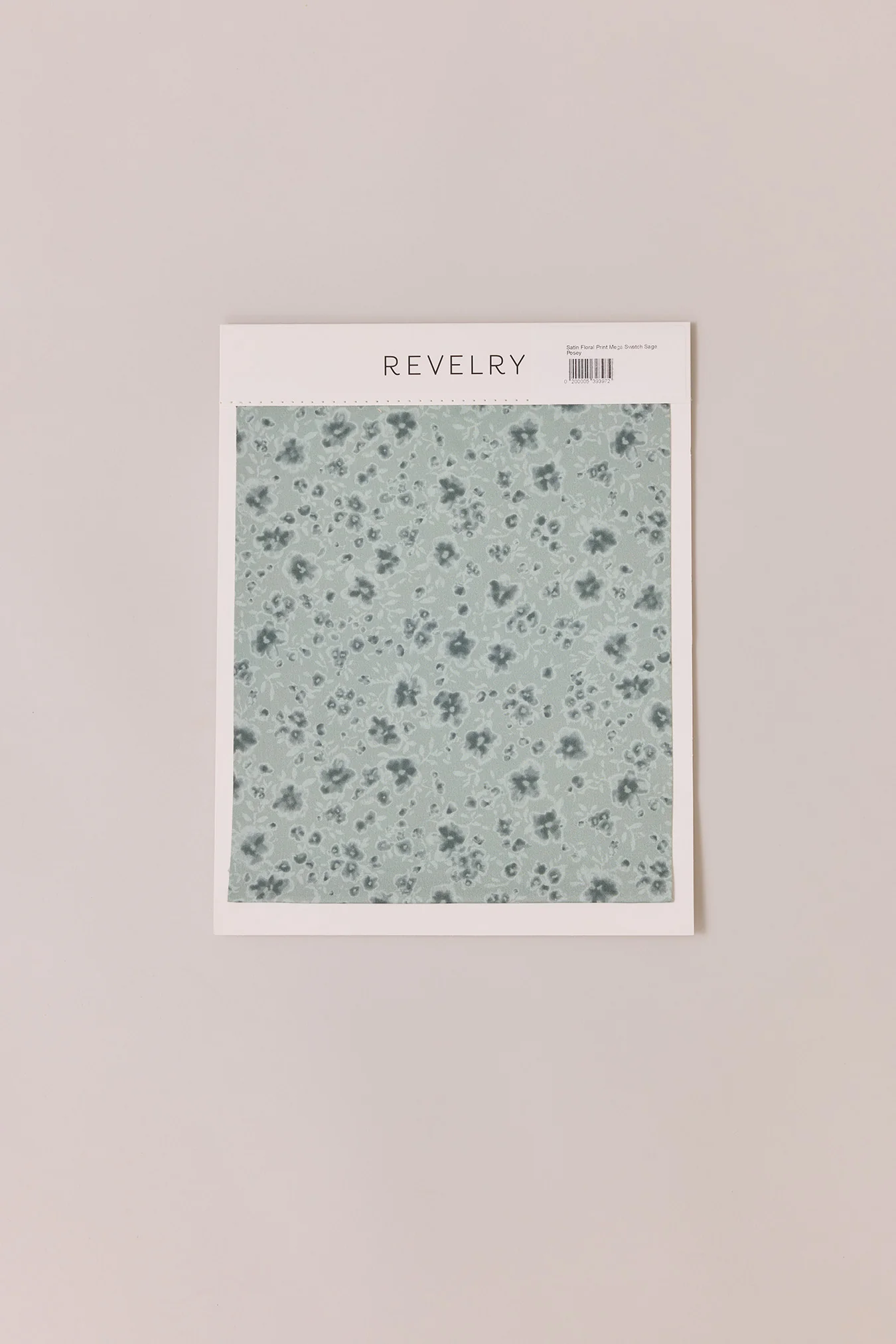 Satin Floral Print Mega Swatch | Ready To Ship - Image 8