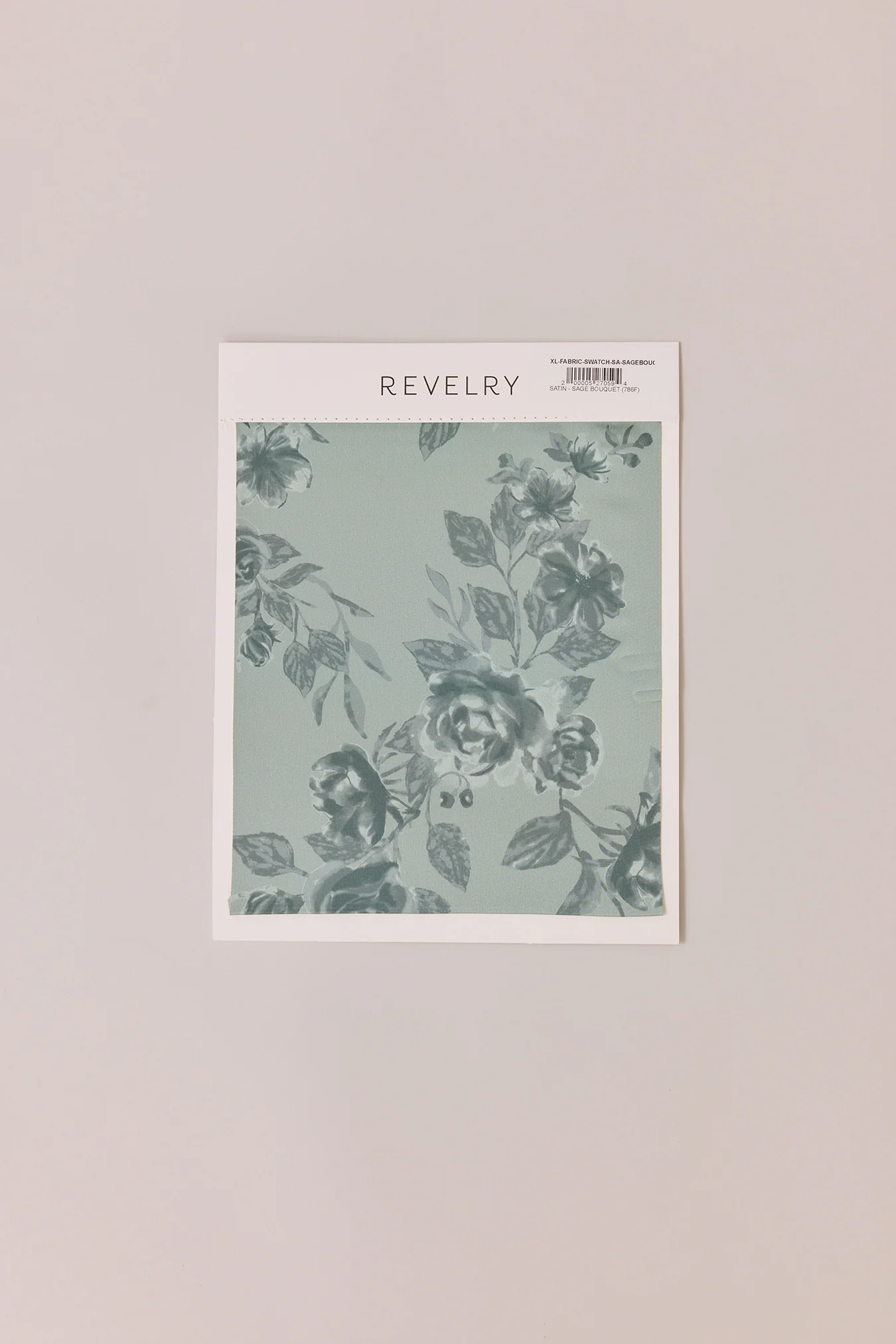 Satin Floral Print Mega Swatch | Ready To Ship - Image 9