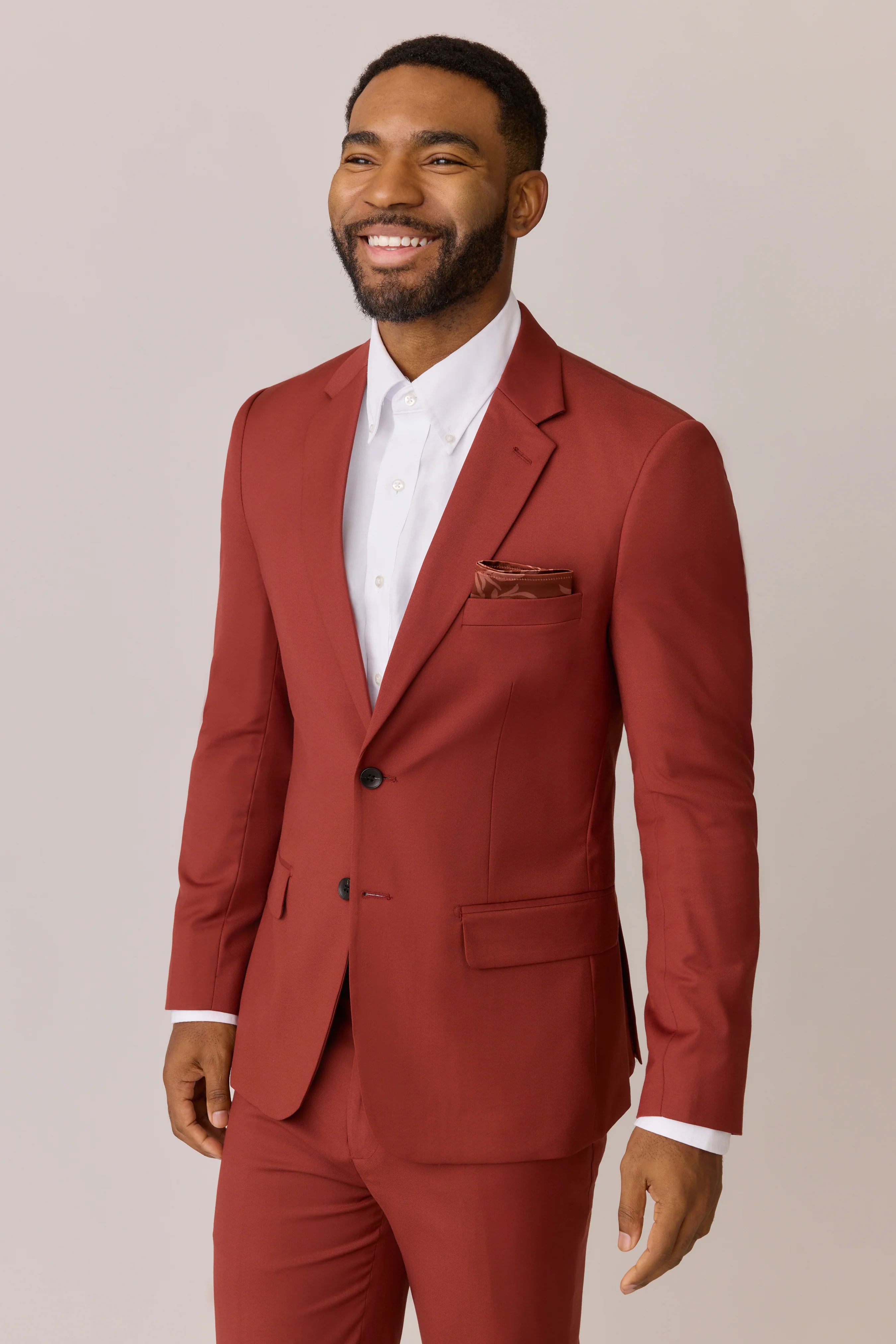 Satin Floral Print Pocket Square | Made To Order - Image 2