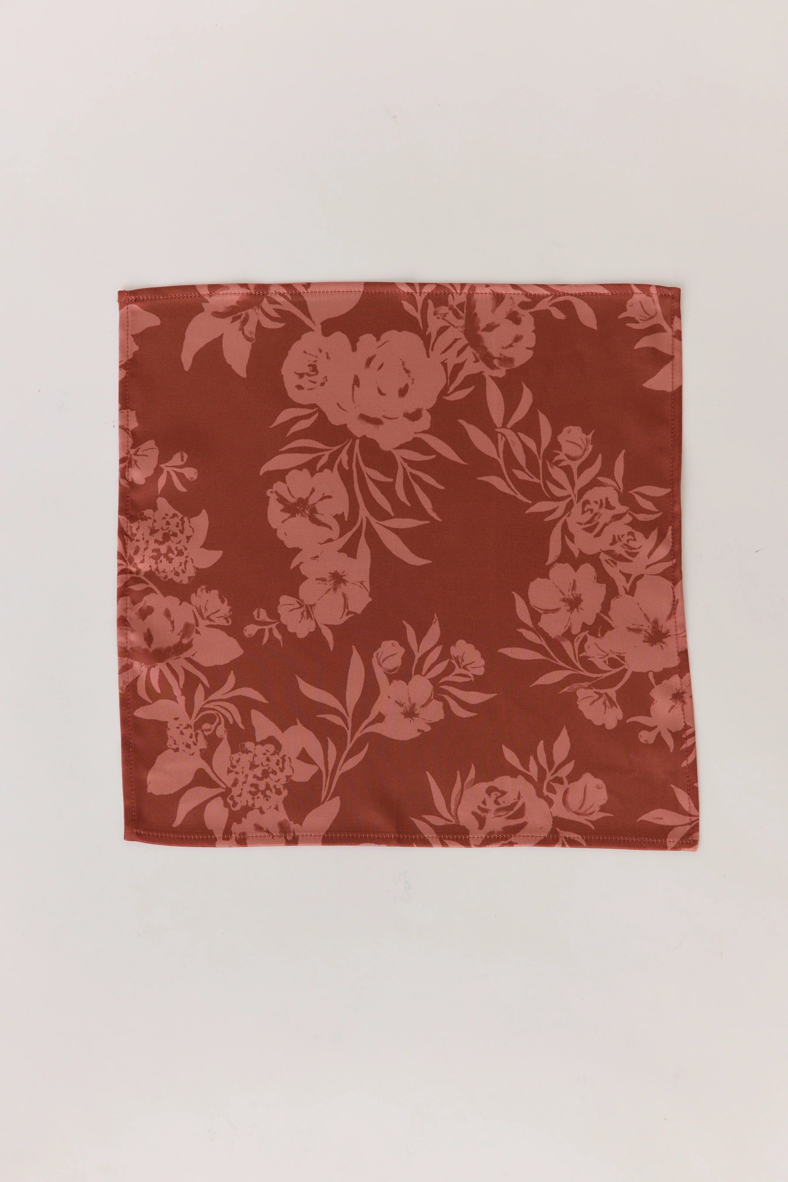 Satin Floral Print Pocket Square | Made To Order - Image 21