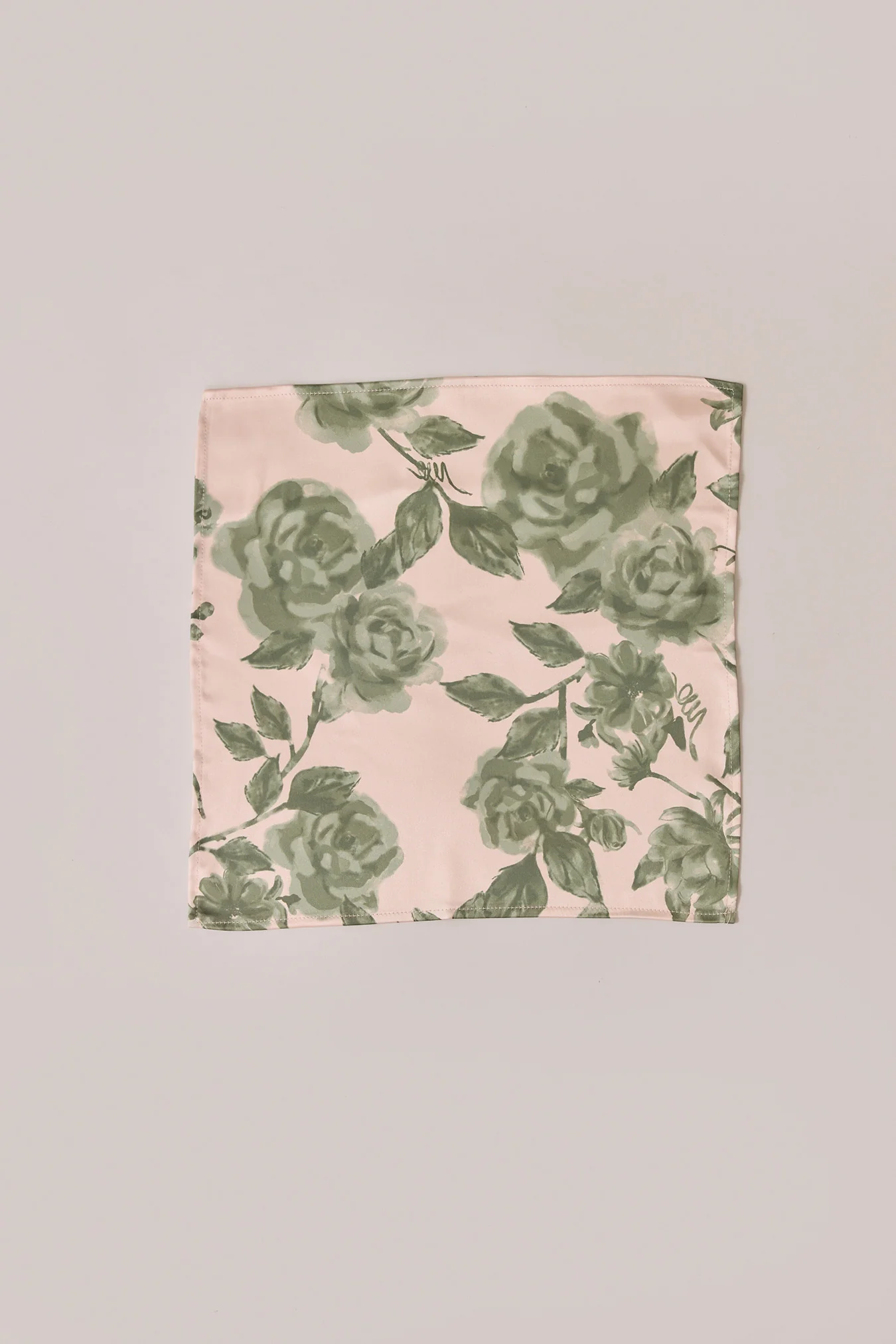 Satin Floral Print Pocket Square | Made To Order - Image 27