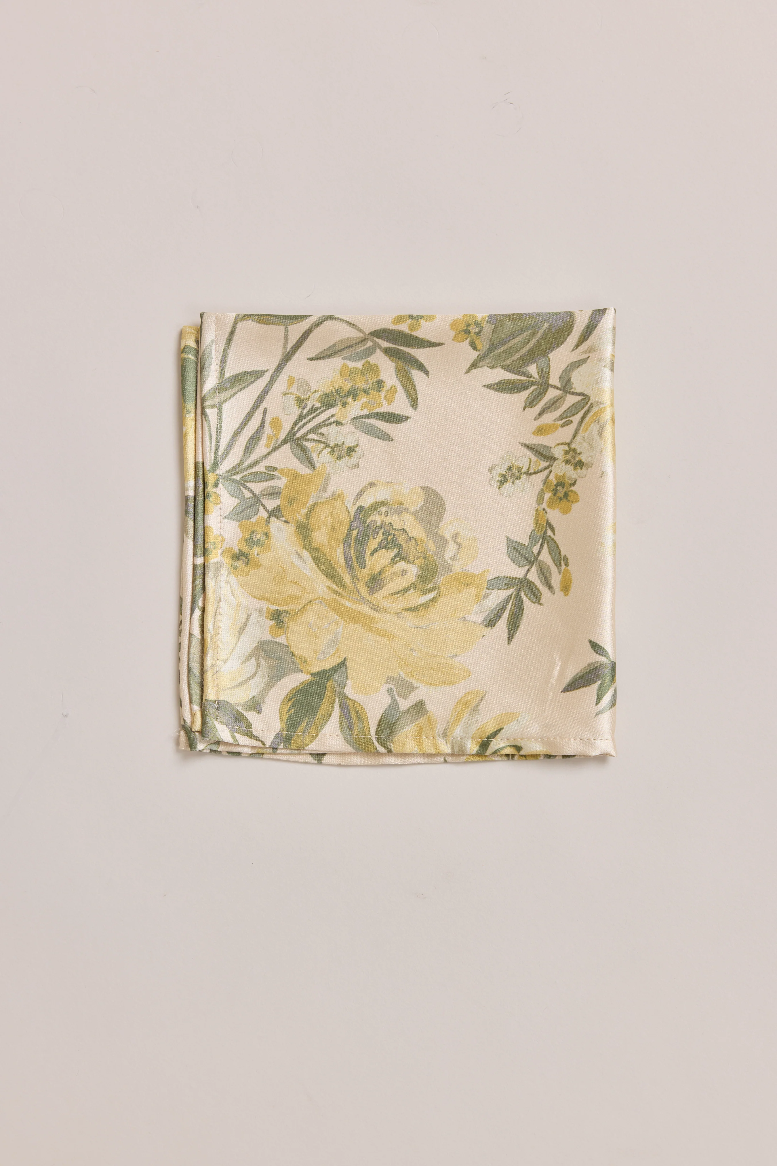 Satin Floral Print Pocket Square | Made To Order - Image 29