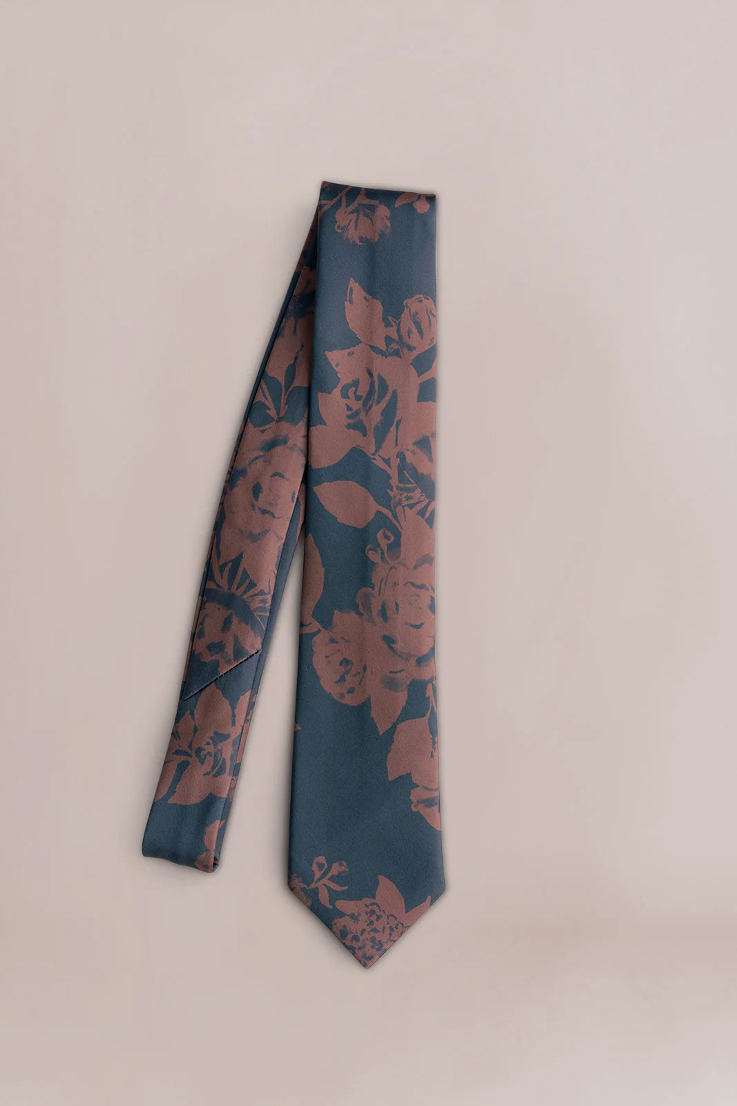 Satin Floral Print Tie | Made To Order - Image 12