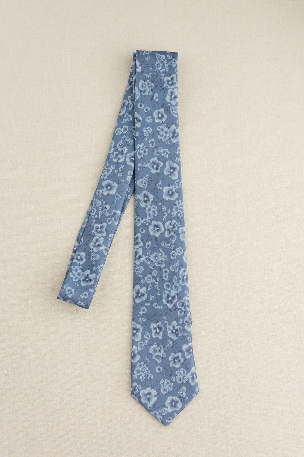Satin Floral Print Tie | Made To Order - Image 18