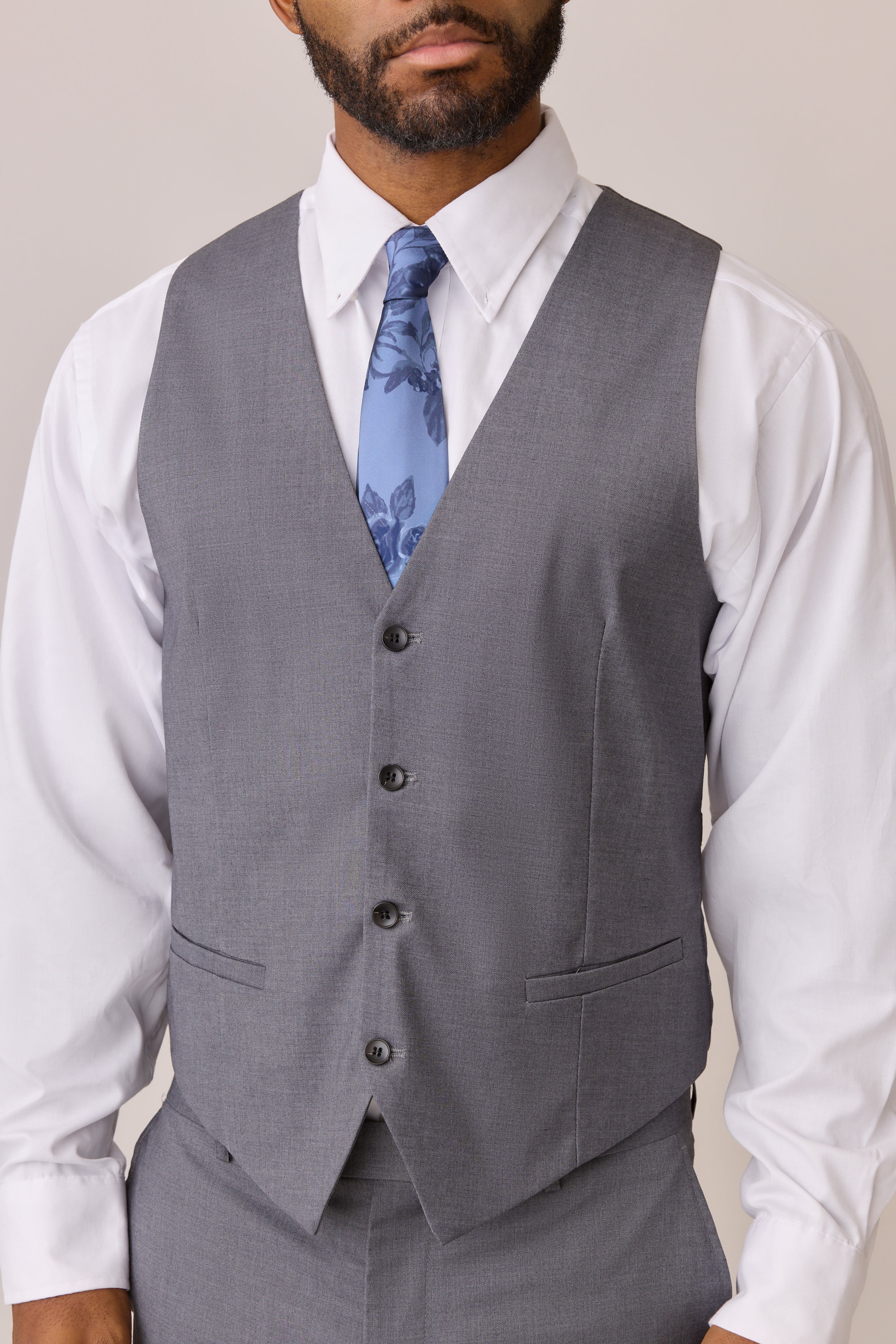 Satin Floral Print Tie | Made To Order - Image 2