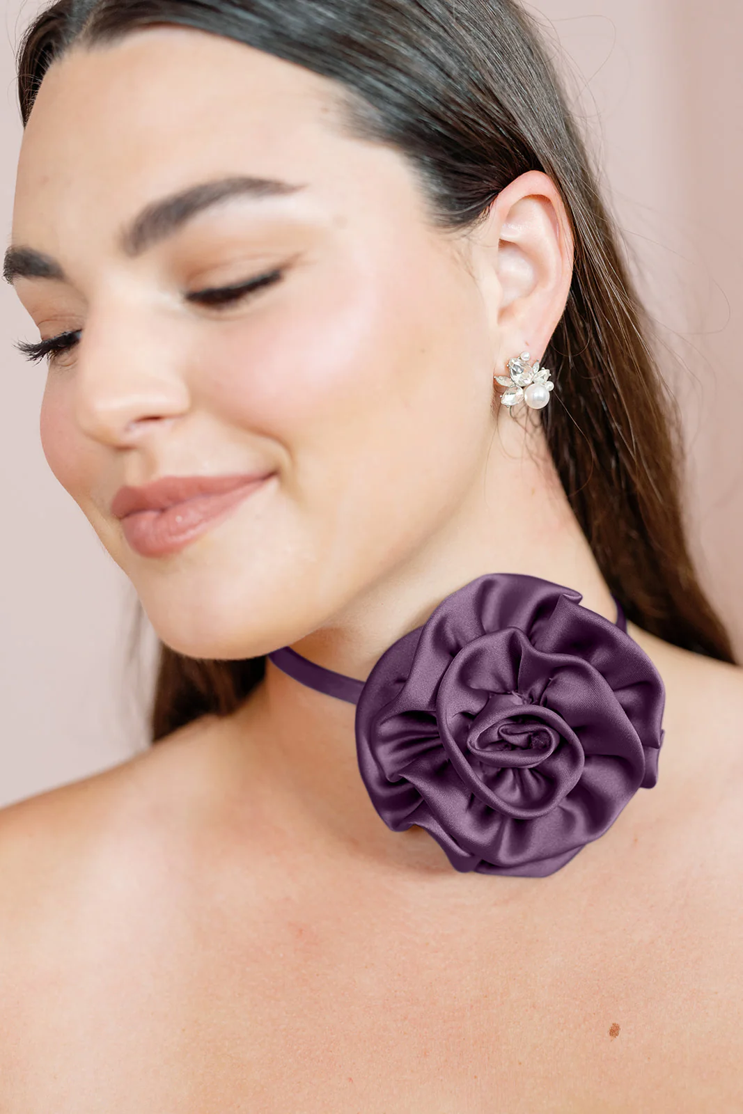 Satin Rose Neck Tie | Made To Order - Image 8