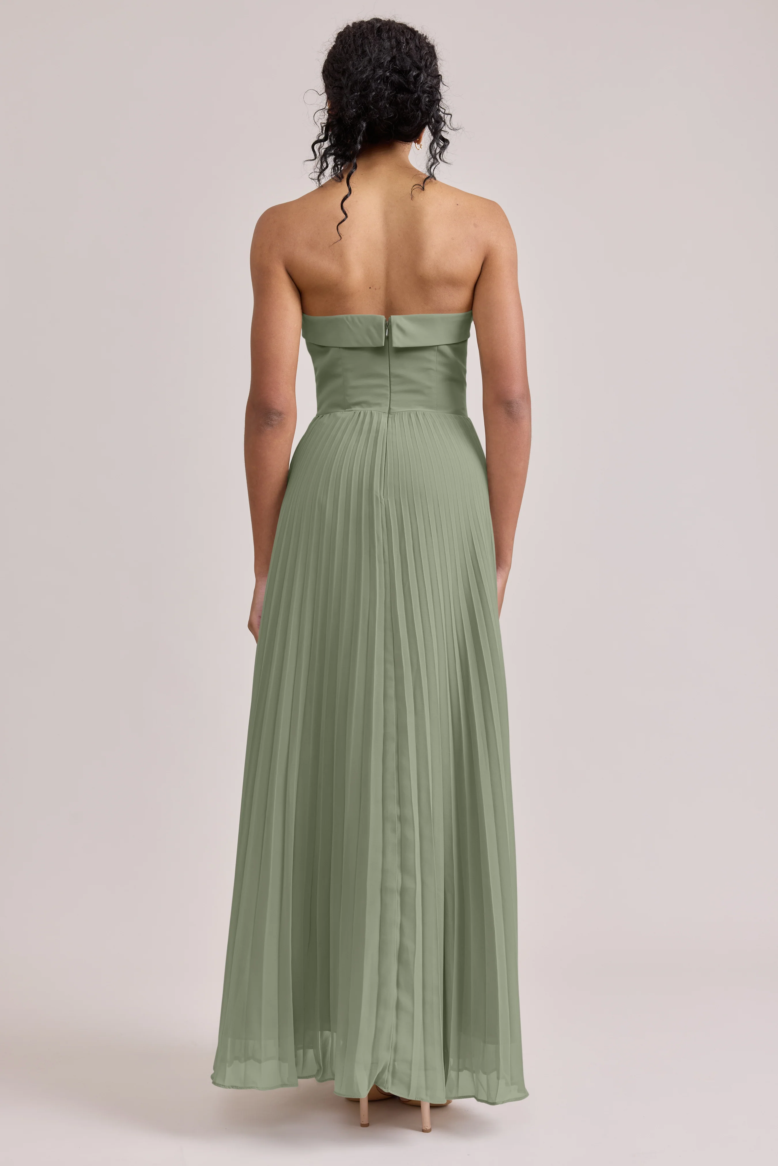 Saylor Chiffon Pleated Dress | Made To Order - Image 106