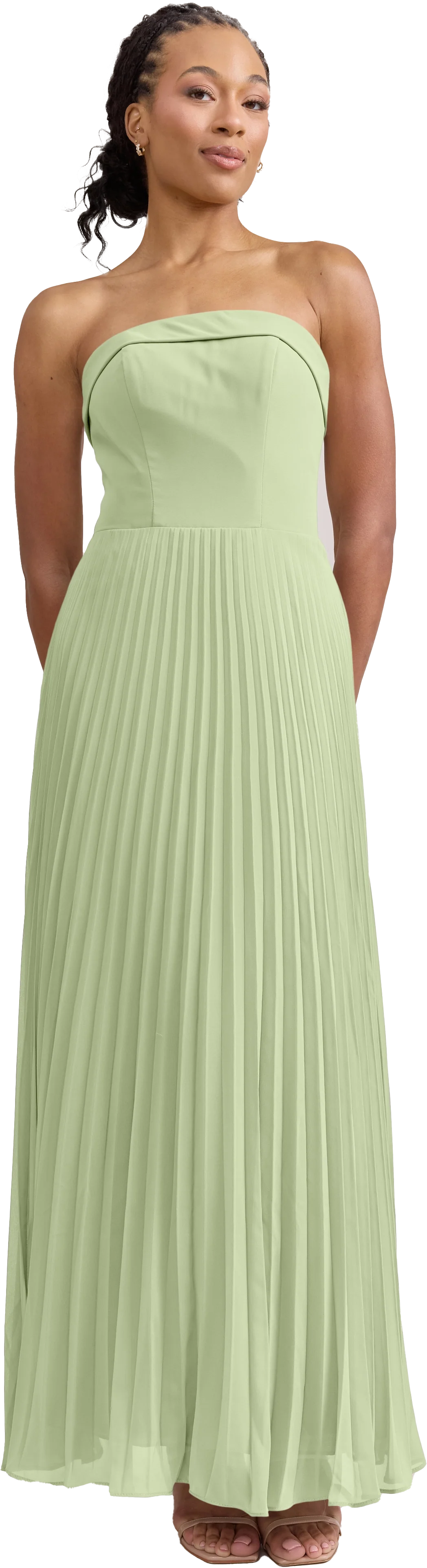 Saylor Chiffon Pleated Dress | Made To Order - Image 150