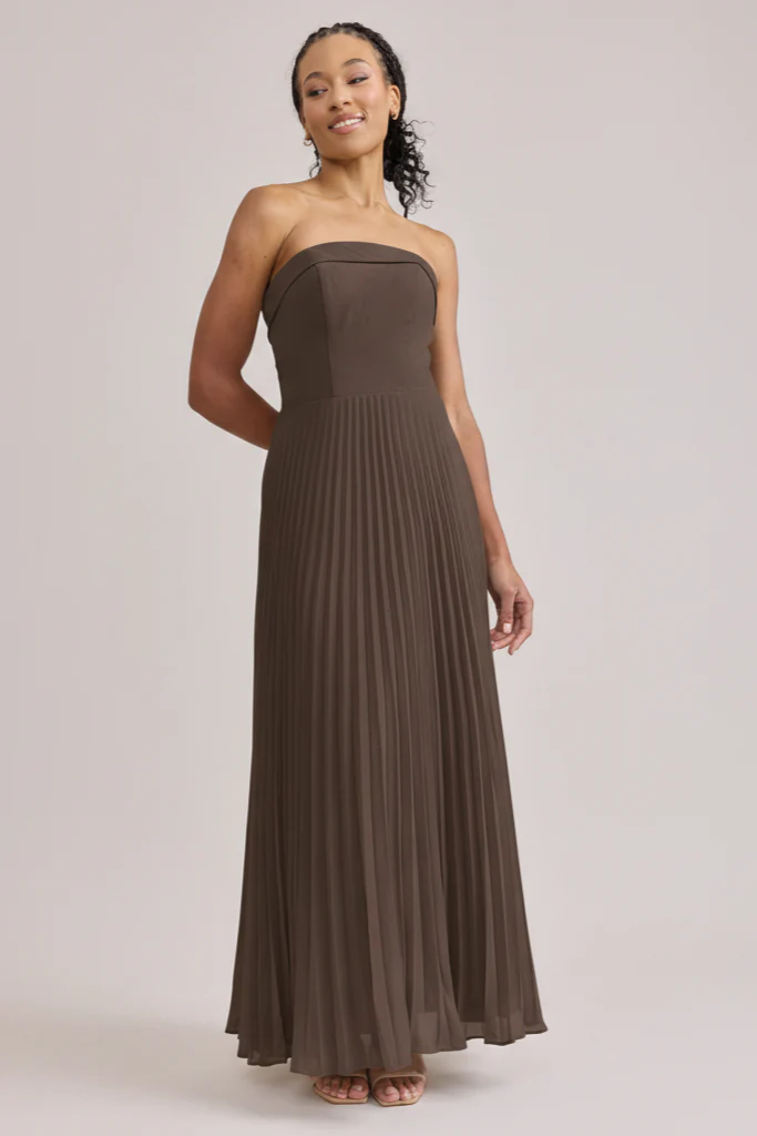 Saylor Chiffon Pleated Dress | Made To Order - Image 166