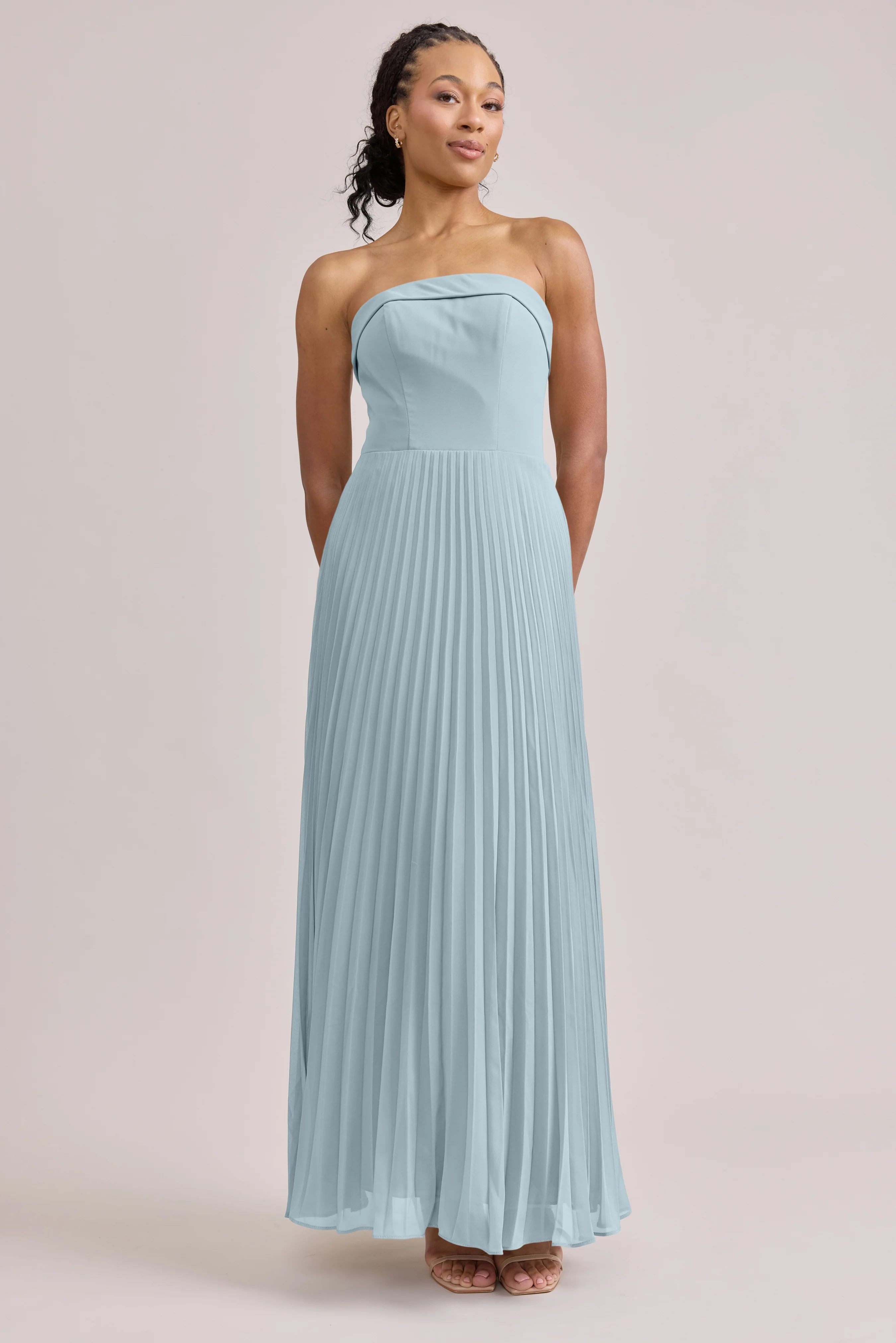 Saylor Chiffon Pleated Dress | Made To Order - Image 22