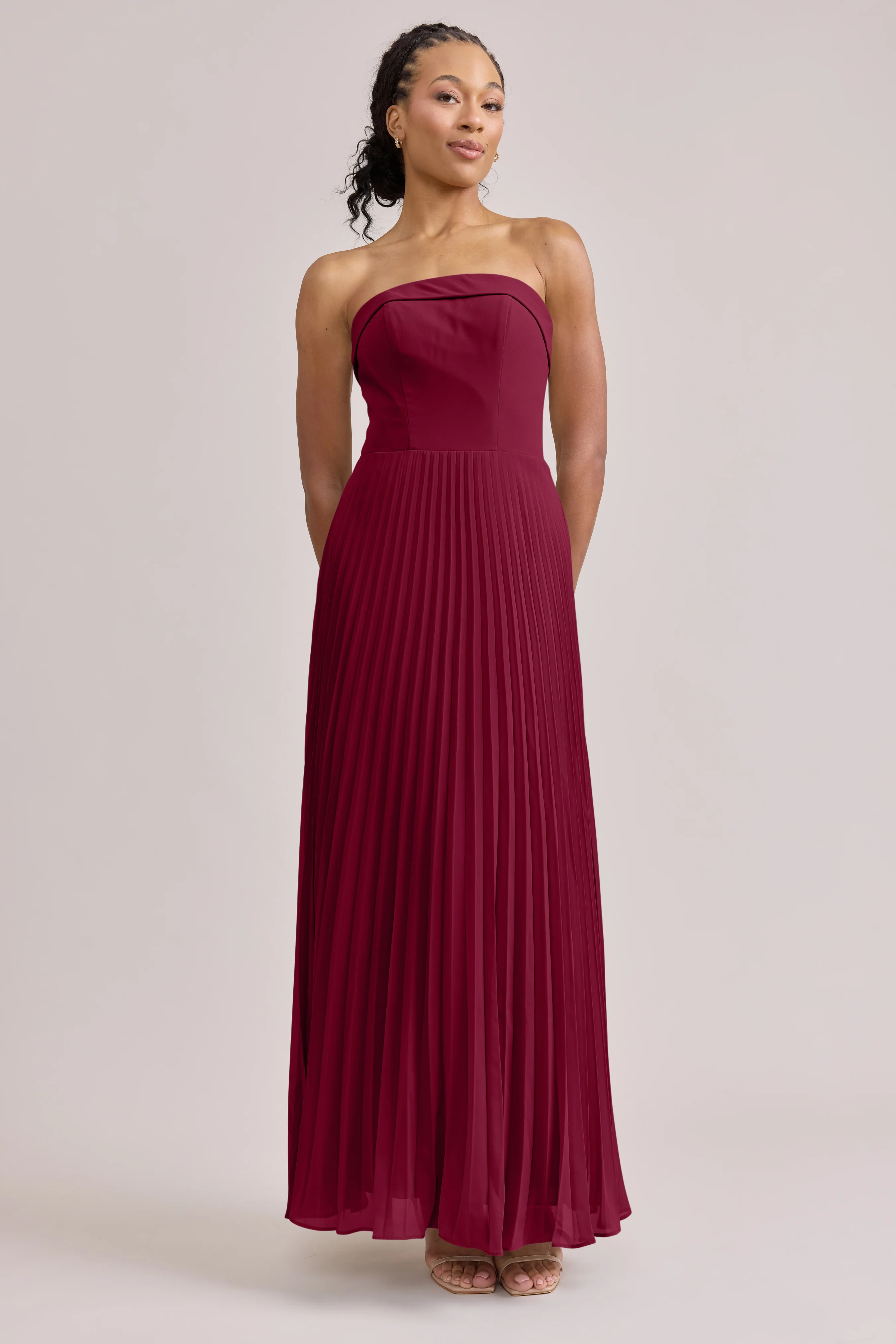Saylor Chiffon Pleated Dress | Made To Order - Image 26
