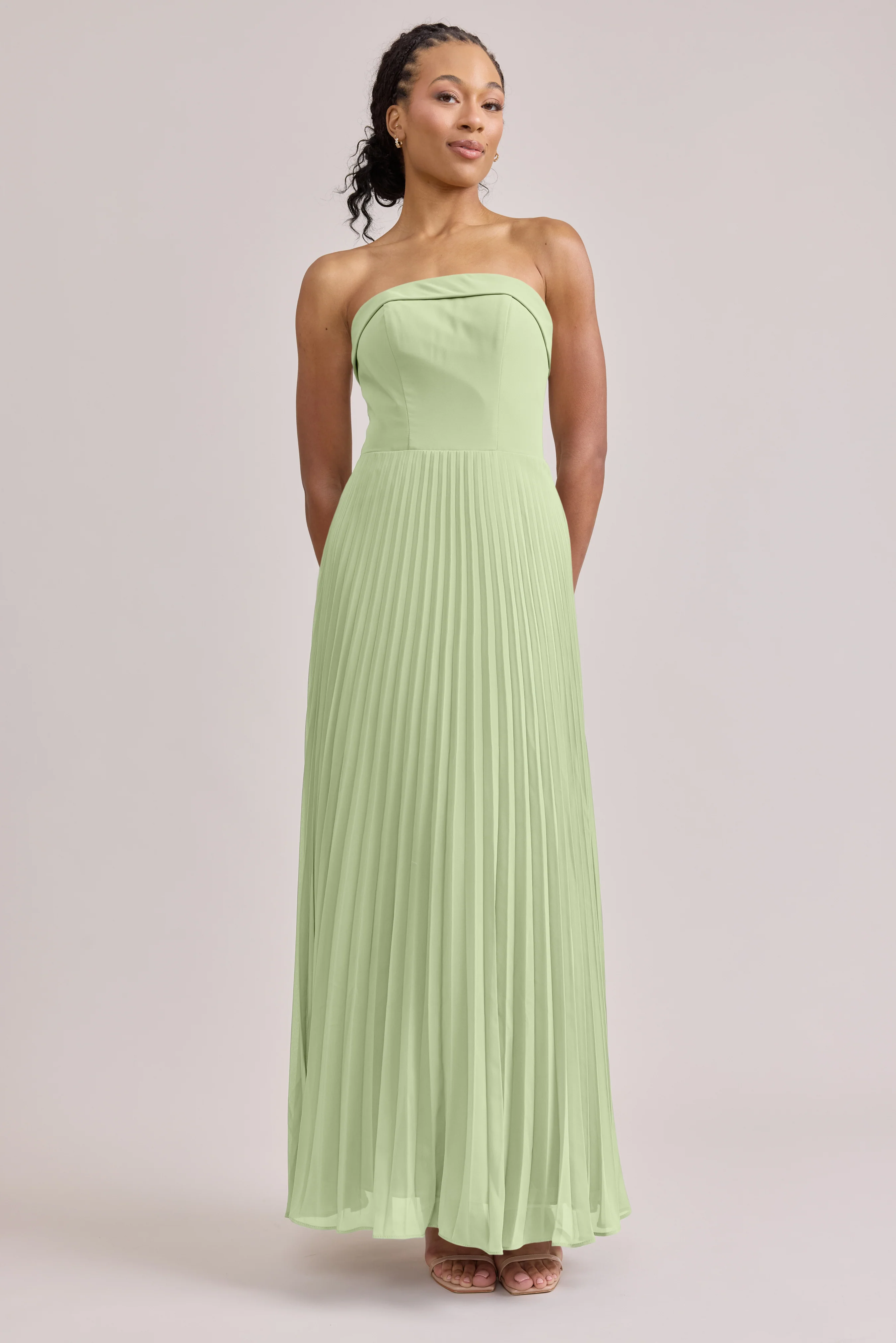 Saylor Chiffon Pleated Dress | Made To Order - Image 27