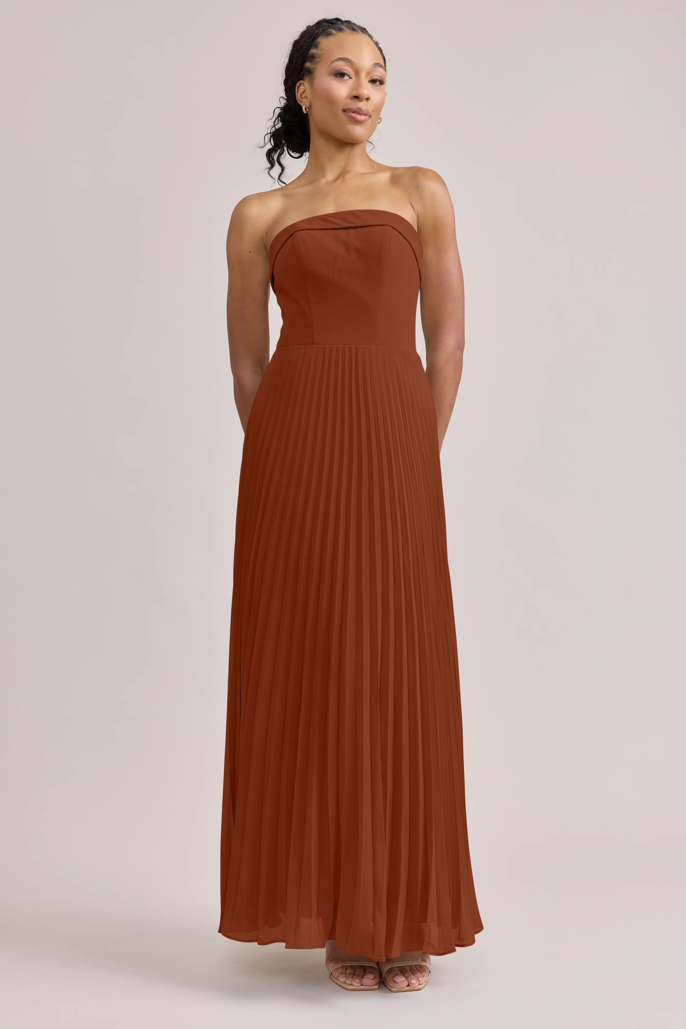 Saylor Chiffon Pleated Dress | Made To Order - Image 39