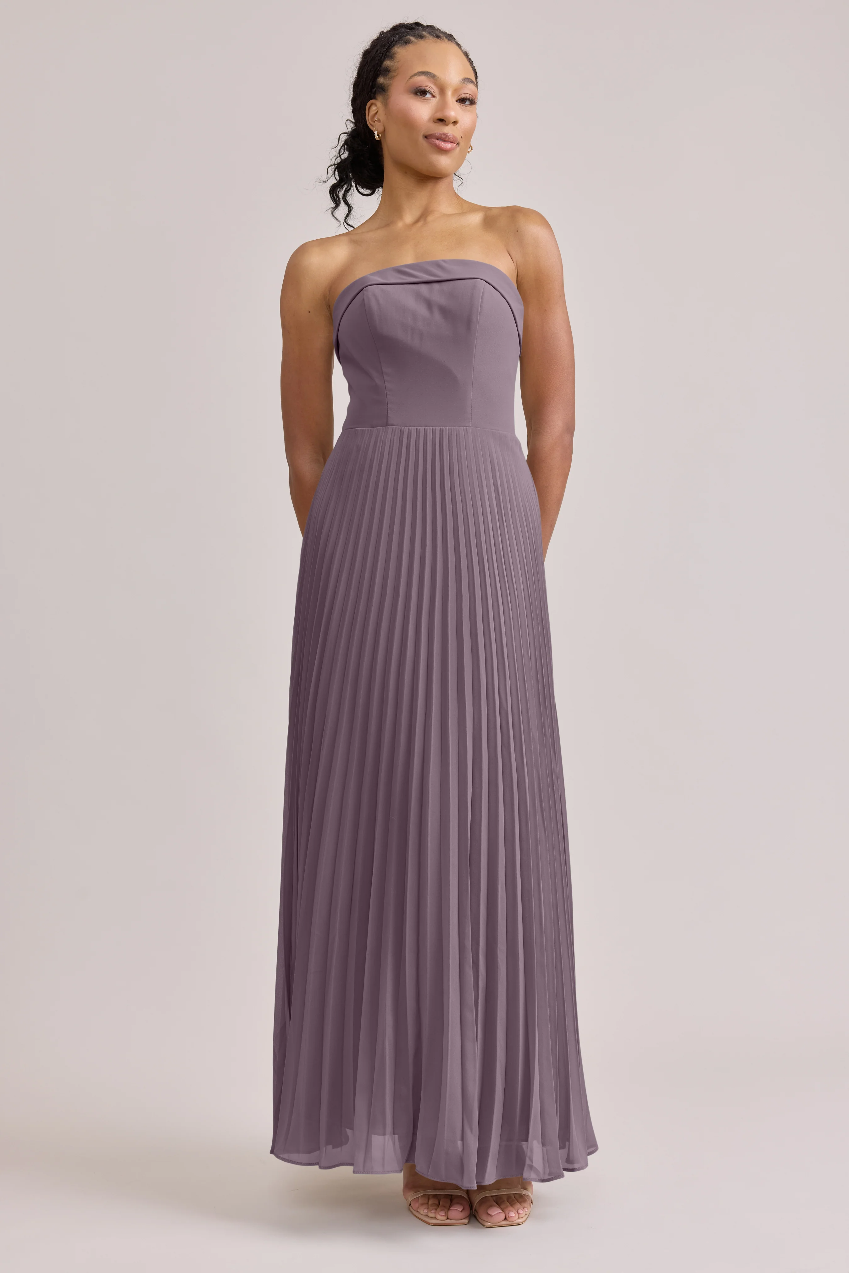 Saylor Chiffon Pleated Dress | Made To Order - Image 43