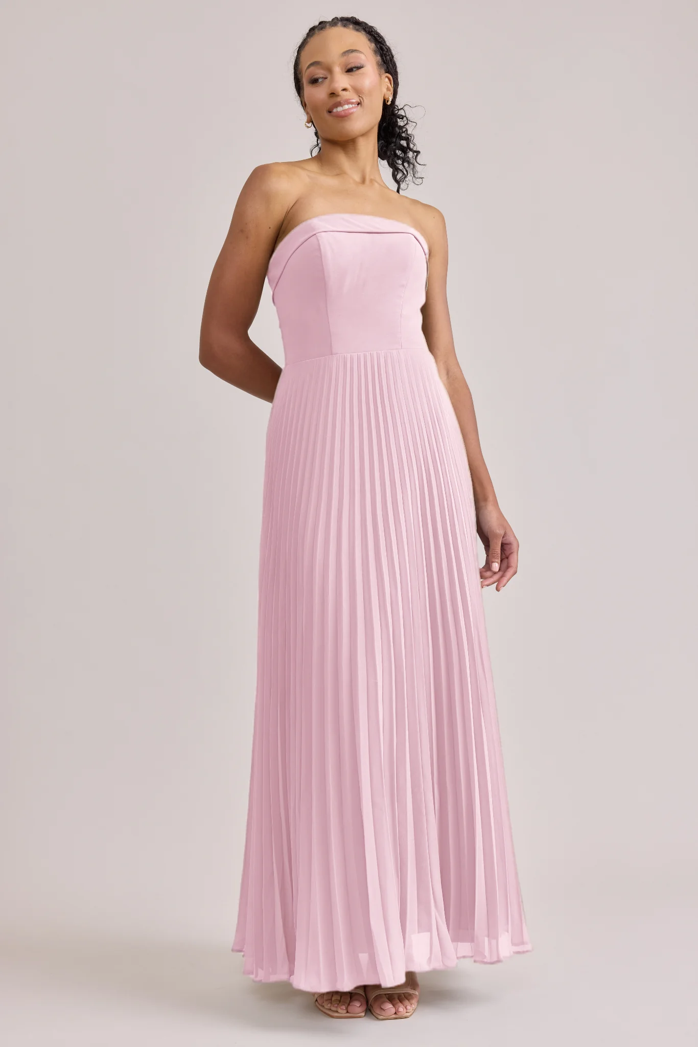 Saylor Chiffon Pleated Dress | Made To Order - Image 71