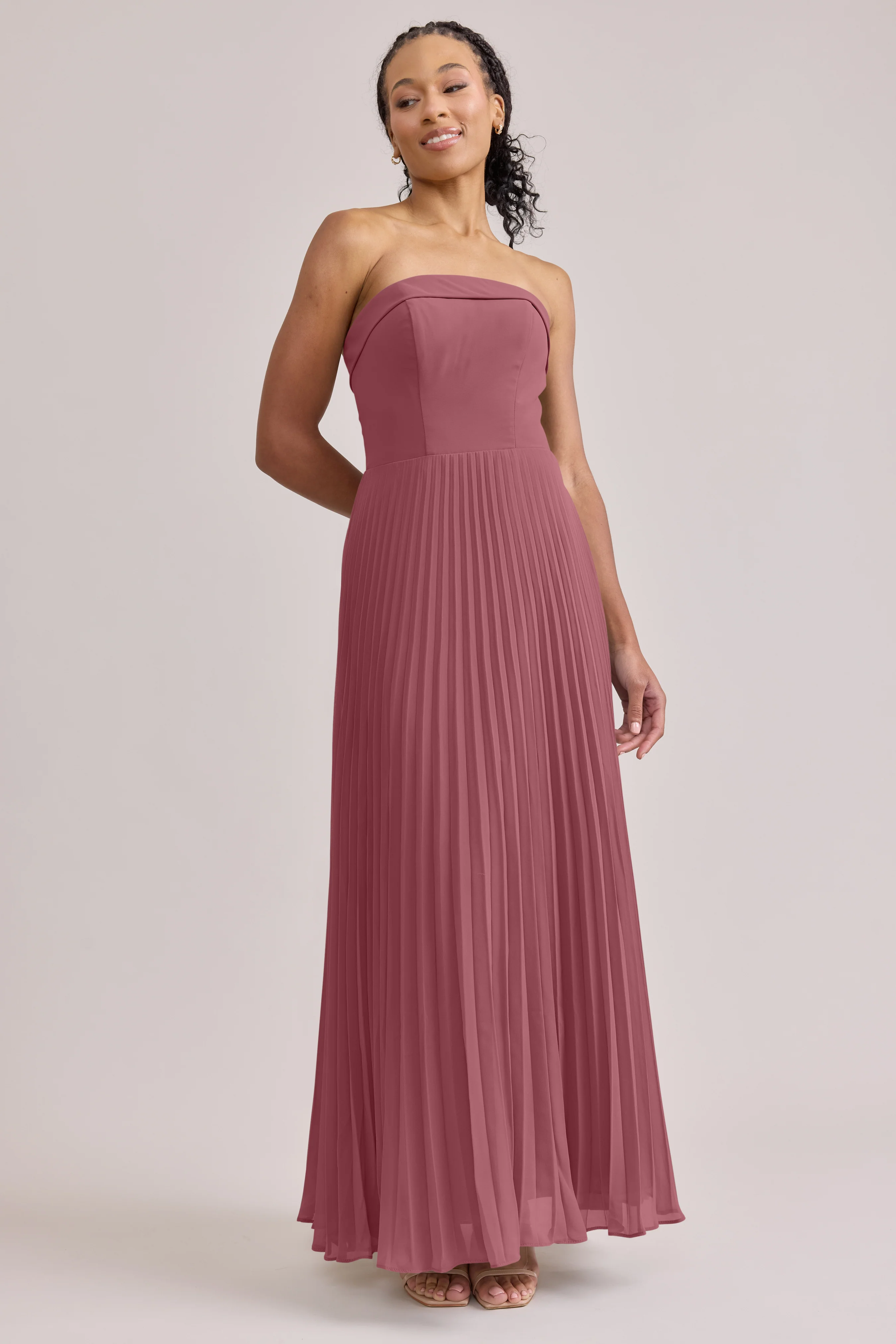 Saylor Chiffon Pleated Dress | Made To Order - Image 76
