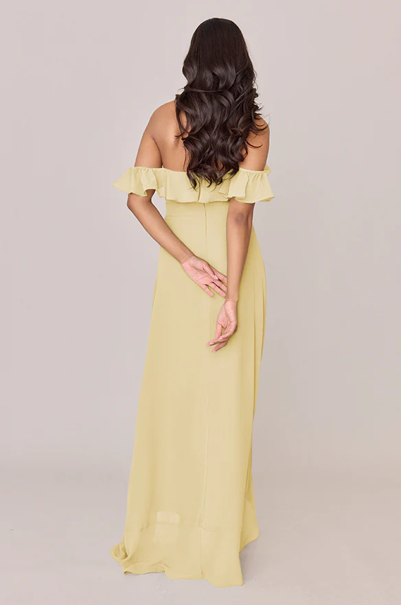 Scarlet Chiffon Dress | Made To Order - Image 97
