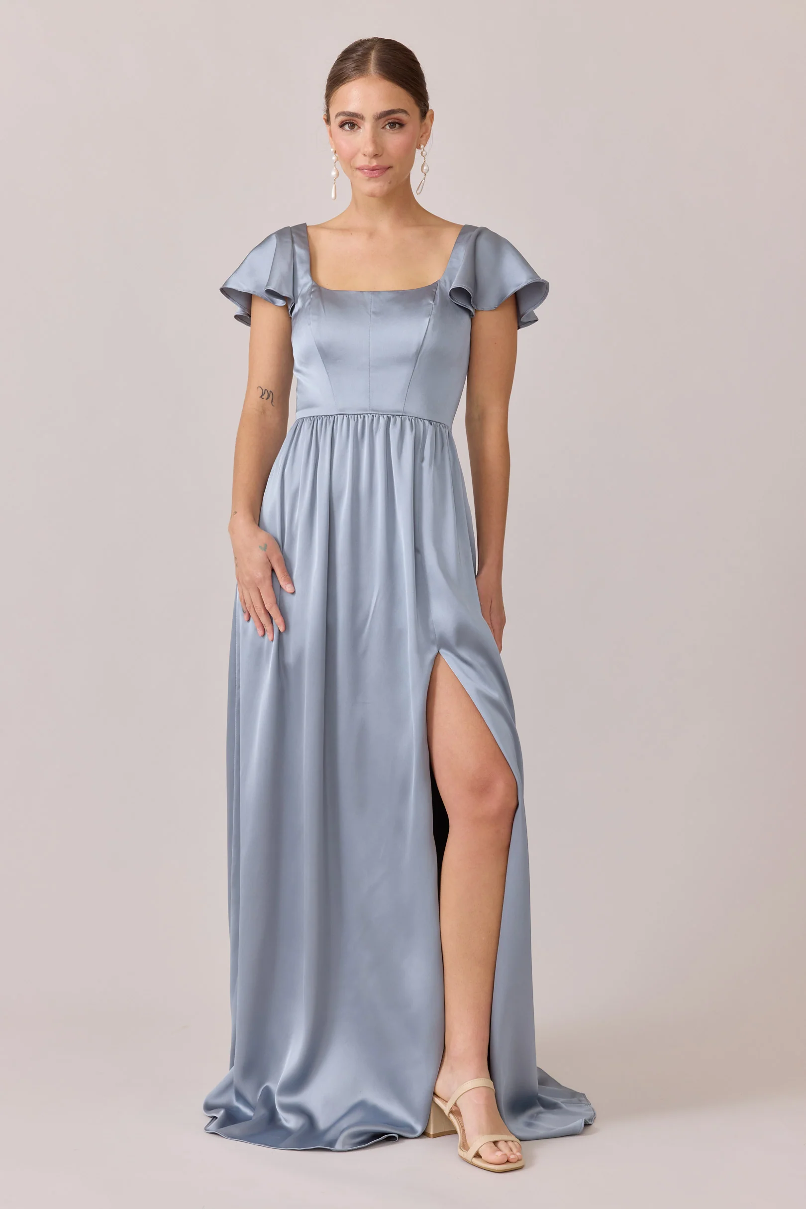 Selma Satin Dress | Made To Order - Image 16