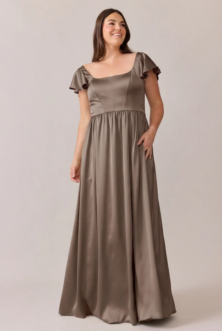 Selma Satin Dress | Made To Order - Image 167