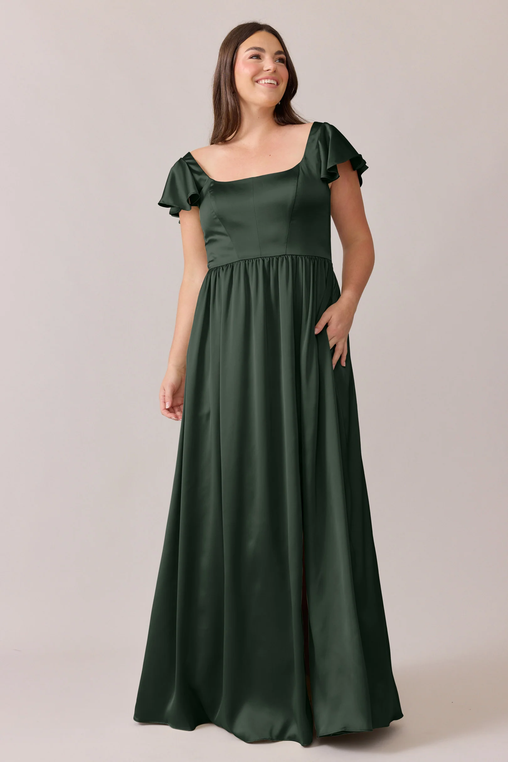 Selma Satin Dress | Made To Order - Image 27