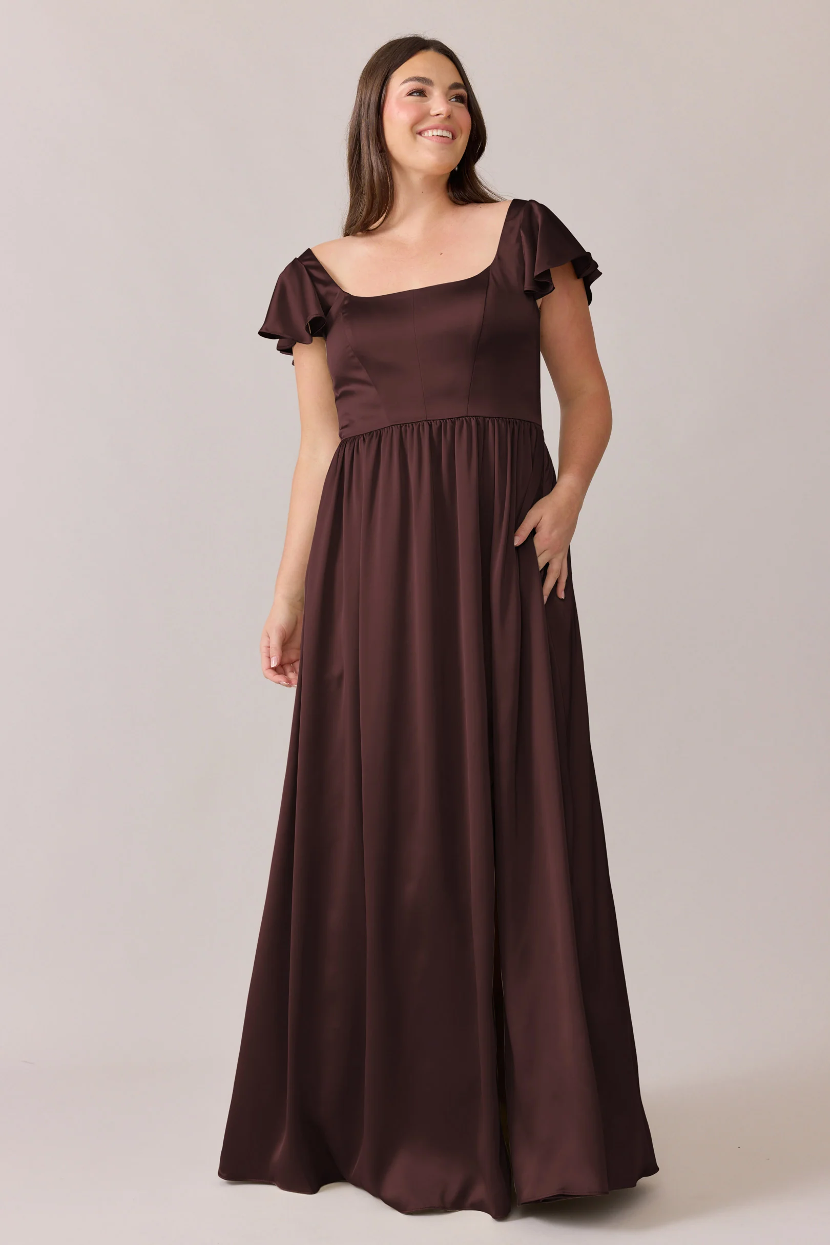 Selma Satin Dress | Made To Order - Image 45