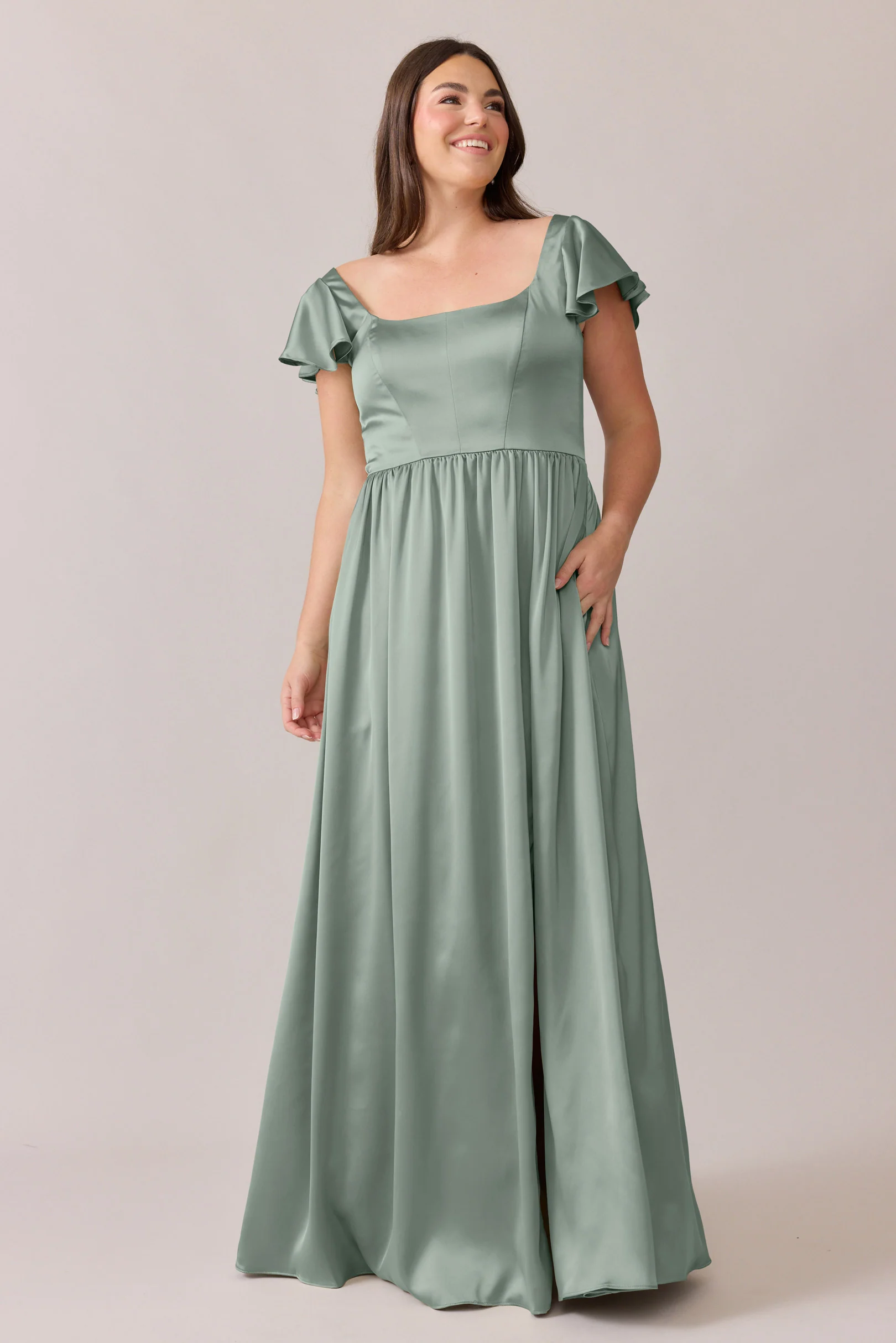 Selma Satin Dress | Made To Order - Image 67
