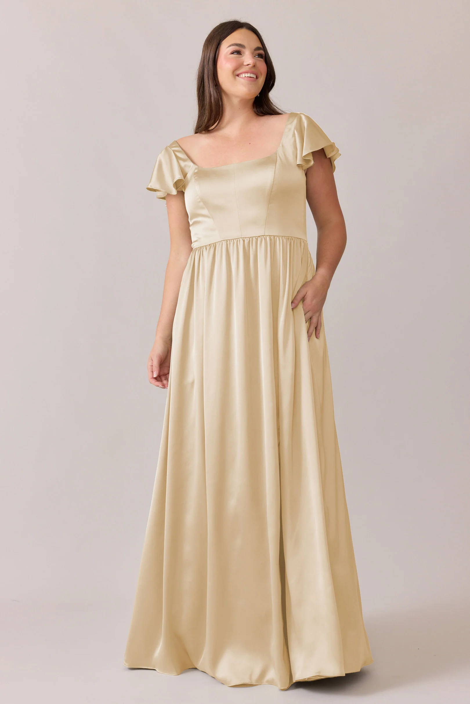 Selma Satin Dress | Made To Order - Image 87