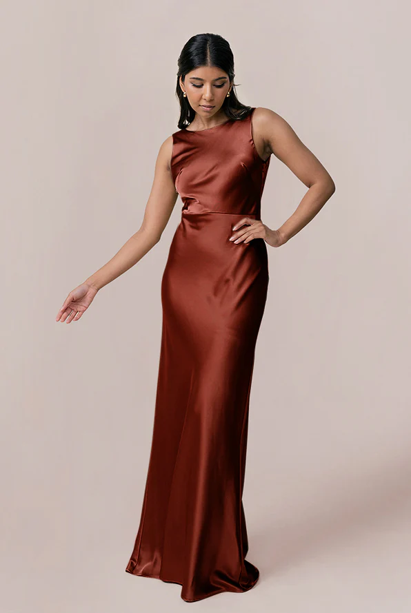 Serena Satin Dress | Made To Order - Image 35