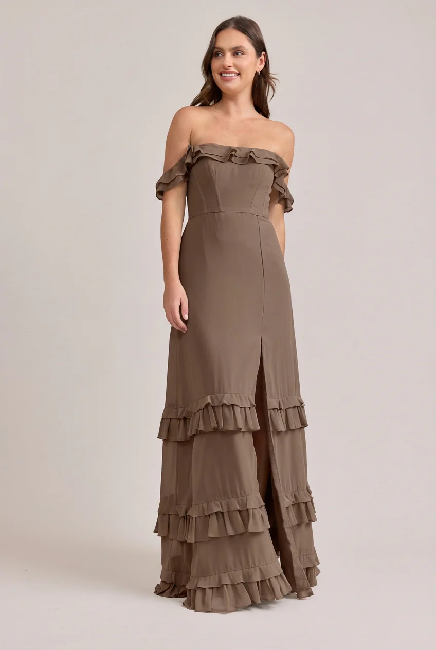 Shea Chiffon Dress | Made To Order - Image 175