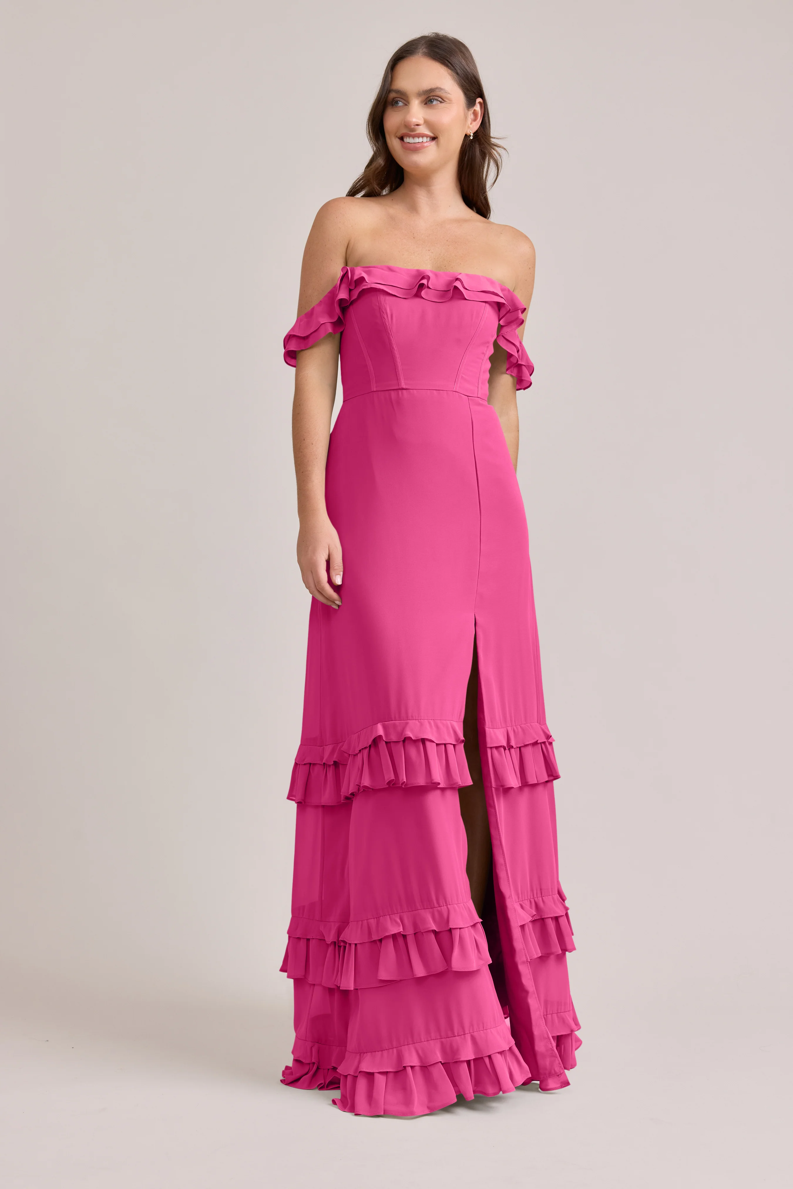 Shea Chiffon Dress | Made To Order - Image 64