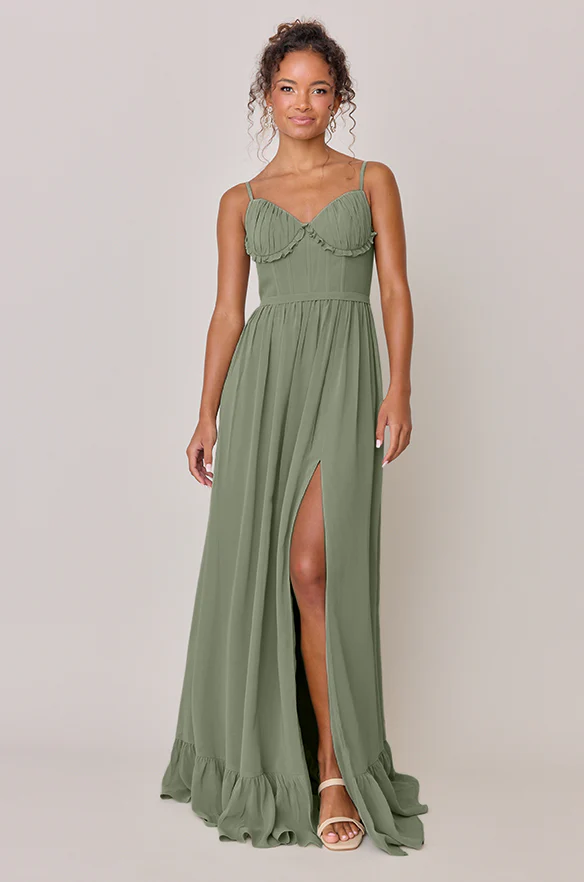 Shylah Chiffon Dress | Made To Order - Image 174