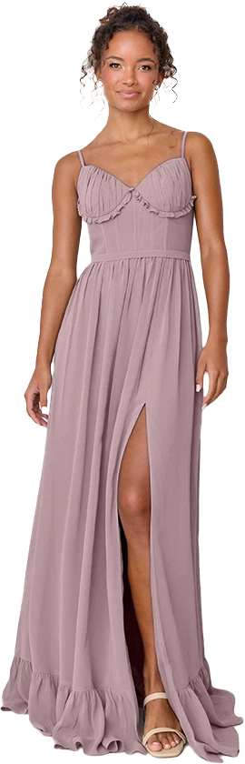 Shylah Chiffon Dress | Made To Order - Image 205
