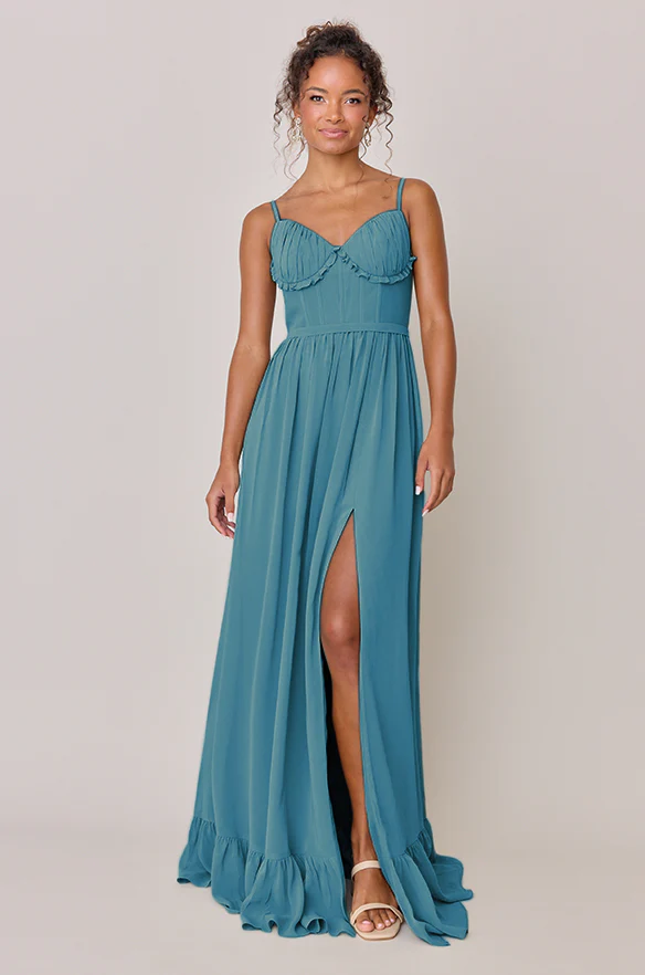 Shylah Chiffon Dress | Made To Order - Image 45